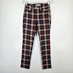 Sunny Girl Women's Size Medium Plaid Skinny Pants NWT
